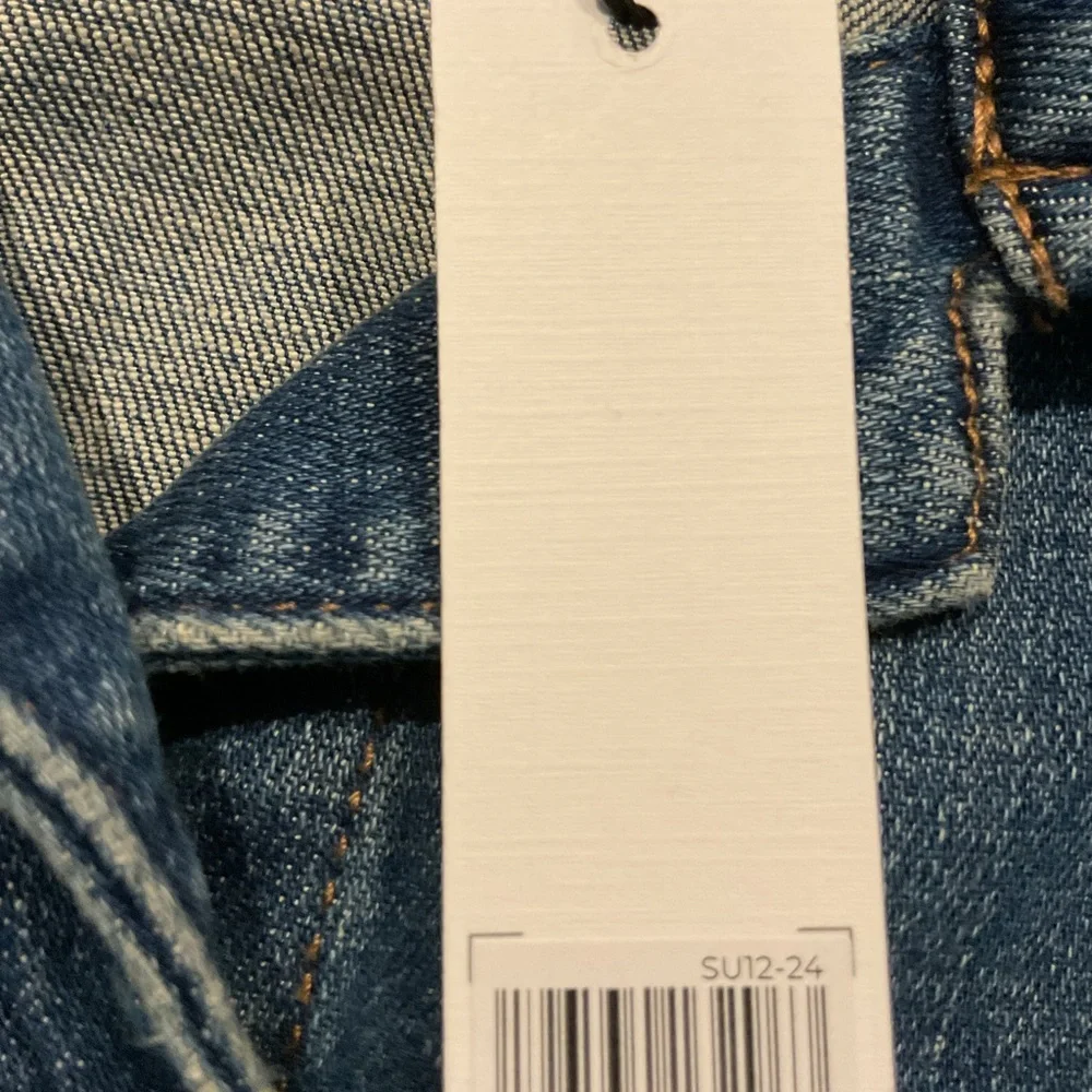 NWT Chico’s Silver Studded Denim Jean Jacket Y2K Blue sz Small - Picture 2 of 6